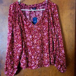 Lucky Brand Floral Blouse